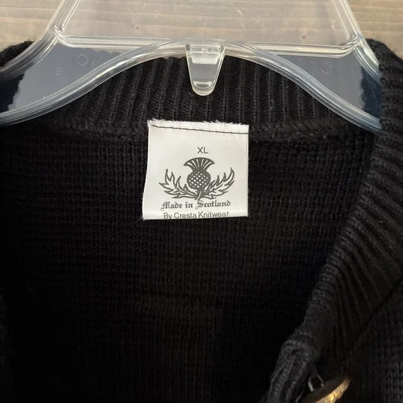 Vintage Cresta Knitwear Scottish Fair Isle Pattern Cardigan Women's XL Christmas - Picture 3 of 9